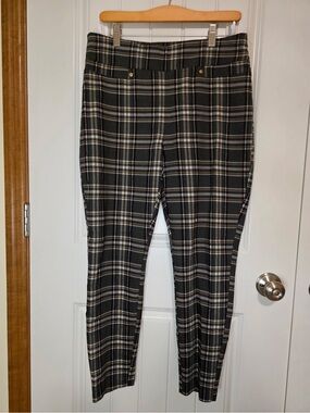 Carol Wren Women’s Plaid Stretch Pants size 12